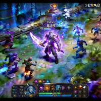 DOTA2选手Yatoro使用敌法师Carry全场的游戏画面
