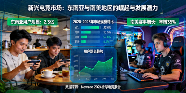 专题报道：新兴电竞市场东南亚与南美地区的崛起与发展潜力